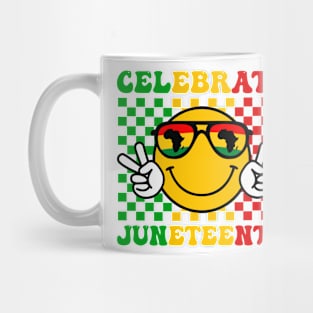 Celebrate Juneteenth Black History Celebrating Black Freedom Mug